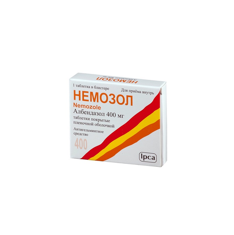 НЕМОЗОЛ (таб. п/п об. 400 мг  №1х1)