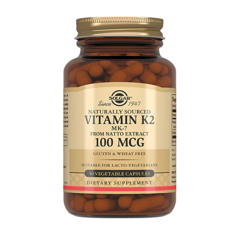 Solgar (БАД) (Капсулы Натуральный витамин К2 (менахинон 7) - 100 мкг  капс. №50)