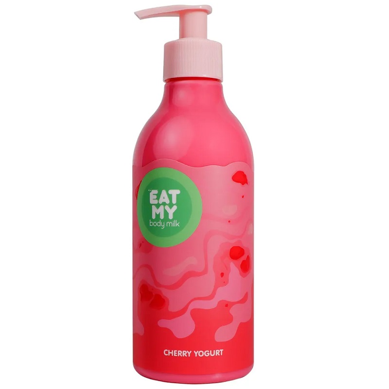 EAT MY Молочко для тела Вишневый йогурт 400 мл дозатор