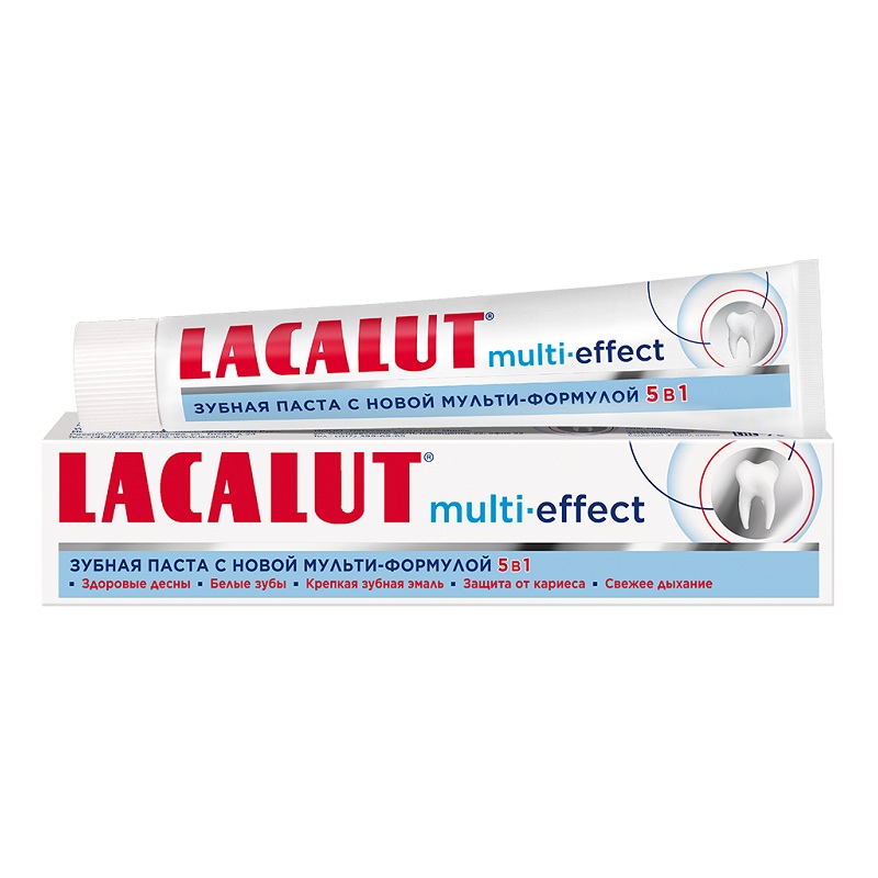 Lacalut Зубная паста Multi-effect 75 мл