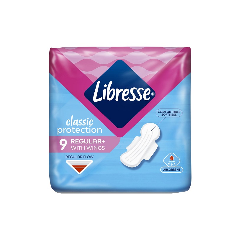 Libresse Classic Protection Regular+ Прокладки женские гигиенические мягкая поверхность арт.9611-25 №9 