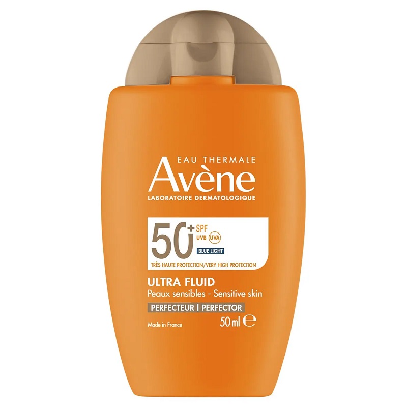 AVENE Флюид-перфектор ультралегкий солнцезащитный для лица SPF50+ 50 мл
