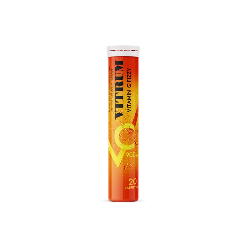 Витрум (БАД) (Витамин С шипучий  табл. 3,8 г №20)