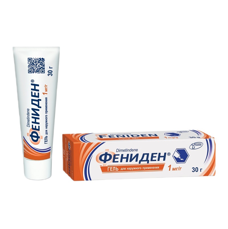 ФЕНИДЕН® (гель д/наруж. прим. 1 мг/г туба 30 г №1)