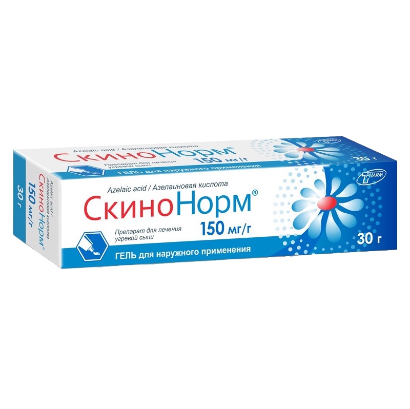 СКИНОНОРМ® (гель для наружного применения 150 мг/г туба 30 г №1)