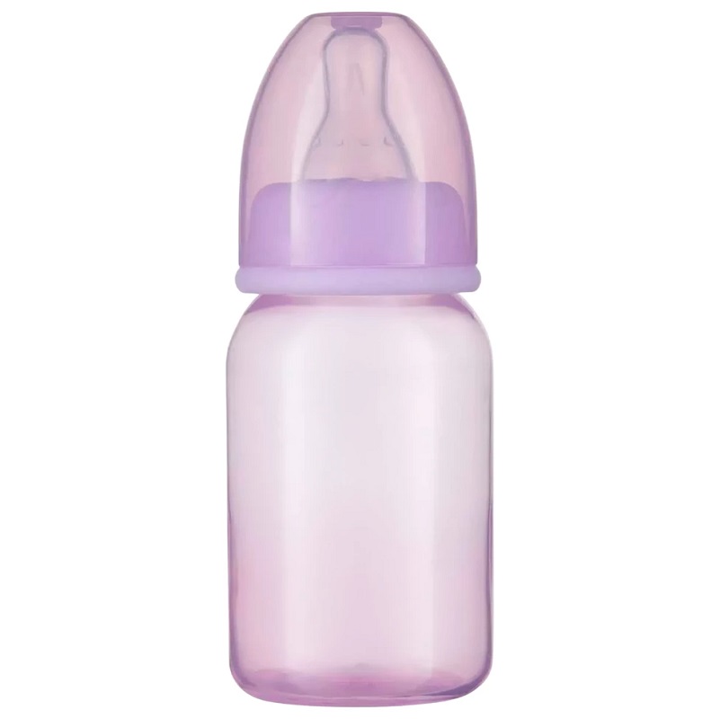 Пома Бутылочка (ПП) с молочной соской (силикон, медленный поток) 140 мл 0 мес+ арт.7810 1 шт