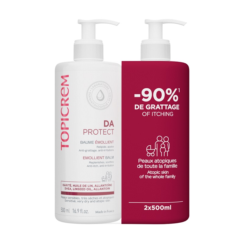 Топикрем DA PROTECT Бальзам липидовосстанавливающий 500 мл*2шт