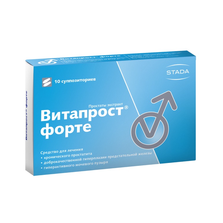 ВИТАПРОСТ ФОРТЕ (супп.рект. 20 мг  №5х2)