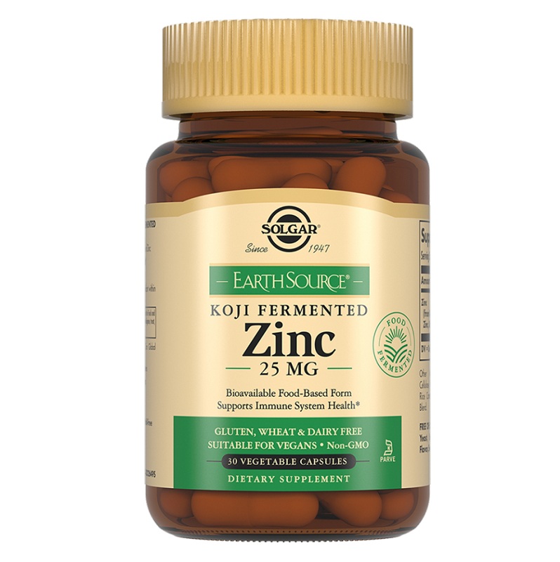 Solgar (БАД) (Капсулы Цинк 25 мг в ферментированной культуре Коджи капс. 808 мг±10%  №30)