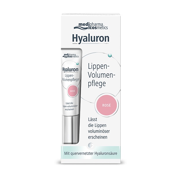 Medipharma Cosmetics Hyaluron Бальзам для объема губ розовый 7 мл