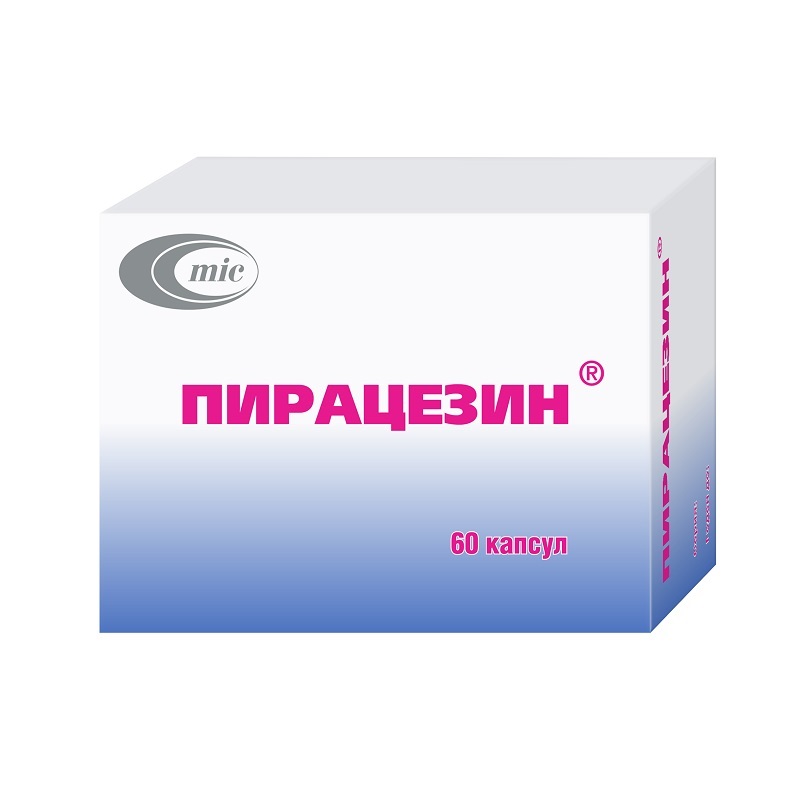 ПИРАЦЕЗИН (капс. 400мг/25мг  №10х6)