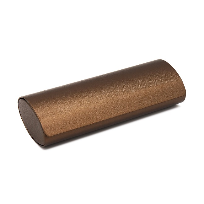 Футляр для очков корригирующих жесткий (бронзовый)