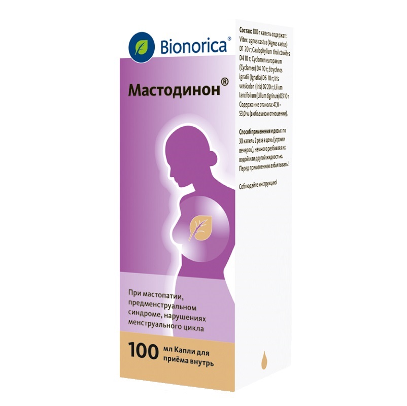 МАСТОДИНОН (капли д/приема внутрь  фл. 100 мл №1)