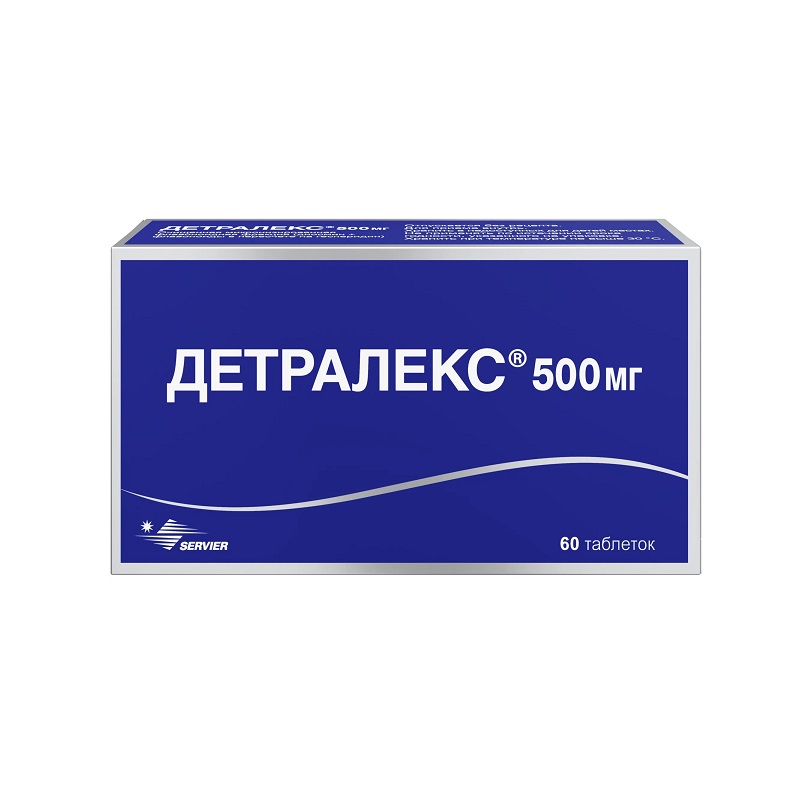 ДЕТРАЛЕКС® (таб. п/п об. 500 мг  №15х4)