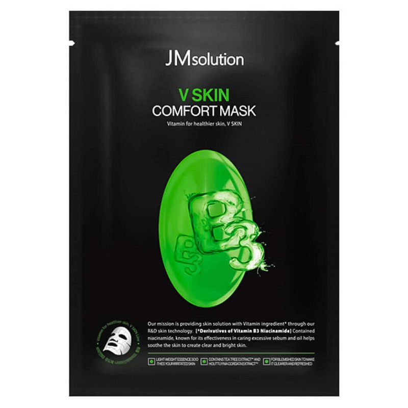 JMSOLUTION Маска улучшающая тон кожи для лица с ниацинамидом 30 мл JMS014 