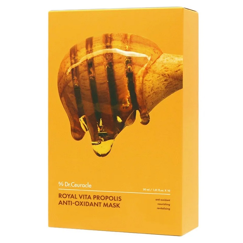 Dr. Ceuracle Royal Vita Propolis Маска тканевая антиоксидантная 30 мл №10 