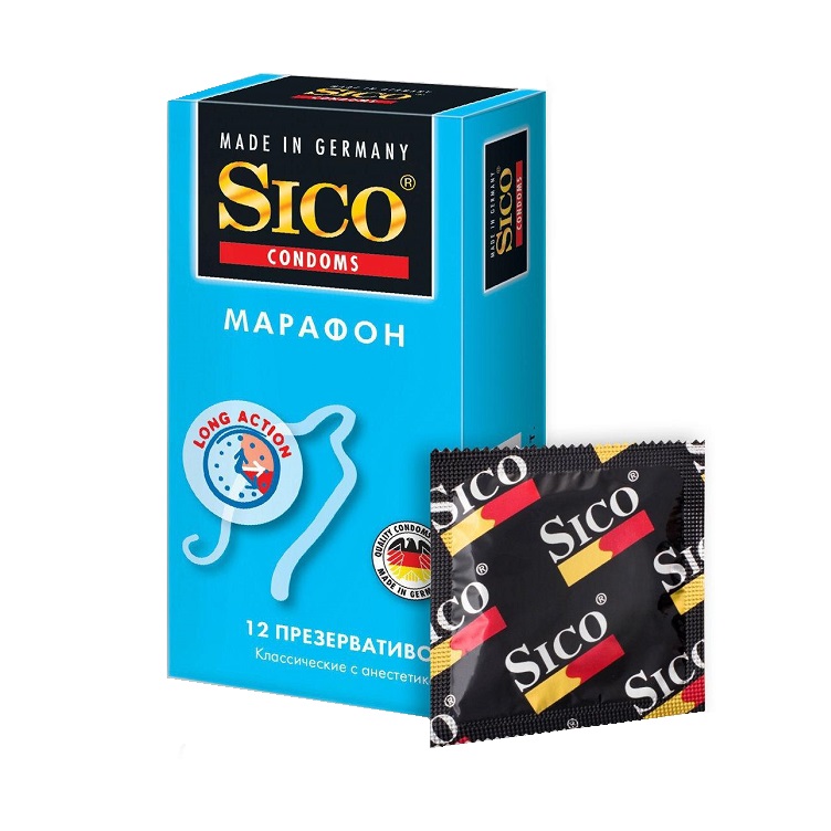 Sico Марафон Презервативы классические 12шт