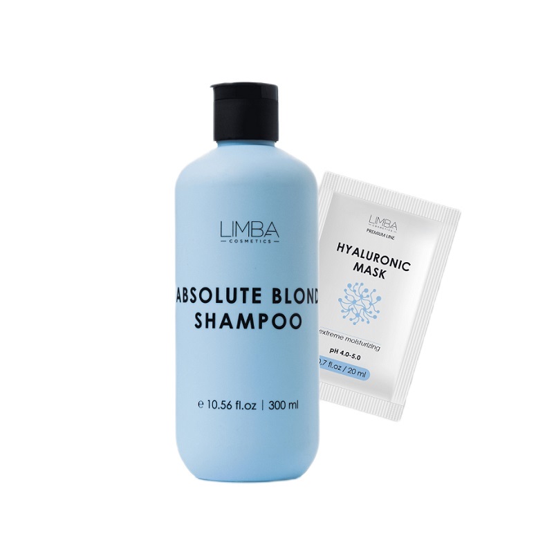 Limba Cosmetics Набор д/осветленных волос (шампунь 300мл+маска 20мл) арт. nlmb_49