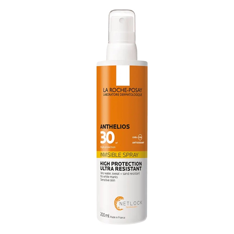 La Roche-Posay Anthelios Спрей солнцезащитный невидимый для лица и тела SPF 30 200 мл