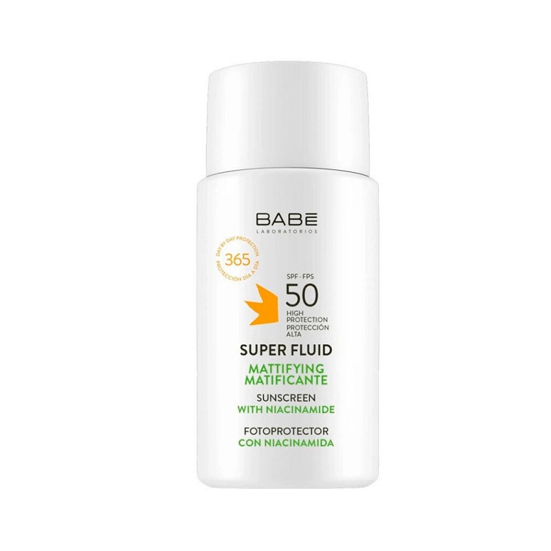 LABORATORIOS BABE Суперфлюид матирующий солнцезащитный с ниацинамидом SPF50 50 мл