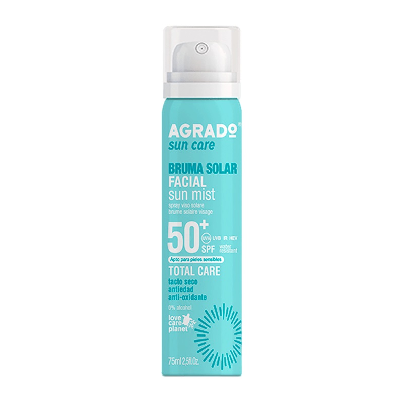 AGRADO Мист солнцезащитный для лица SPF 50+ 75 мл 