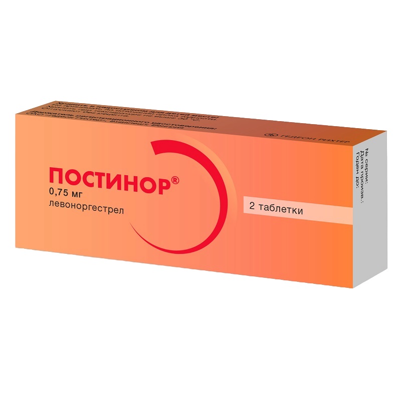ПОСТИНОР® (табл. 0,75 мг  №2х1)