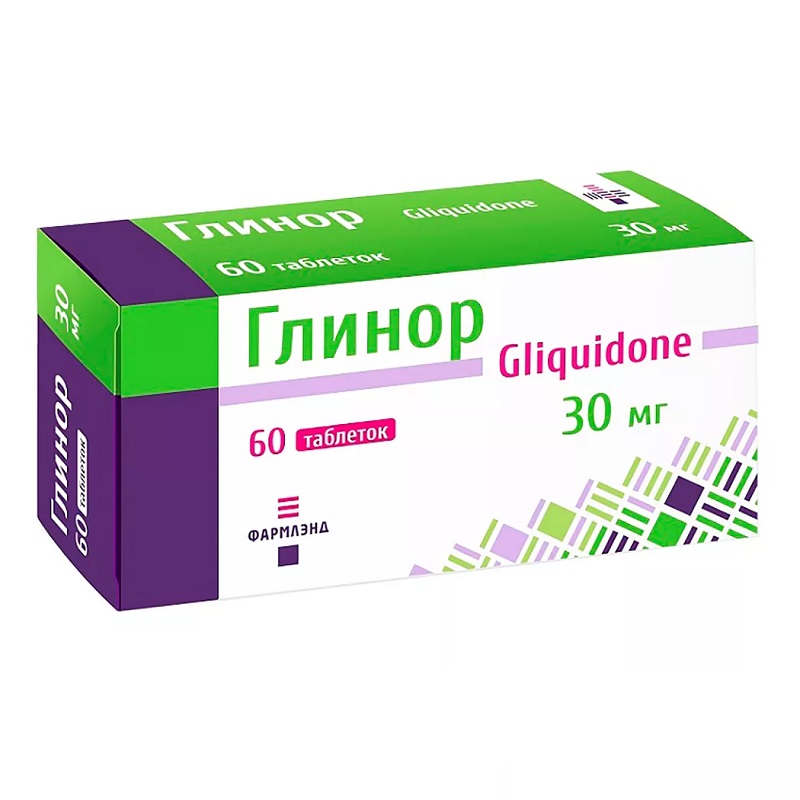 ГЛИНОР (табл. 30 мг  №15х4)