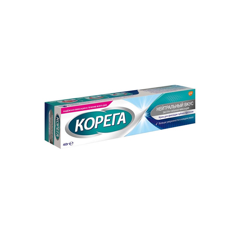 Corega Neutral taste (крем для фиксации зубных протезов  40 г )