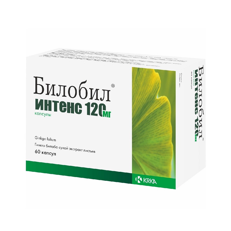 БИЛОБИЛ ИНТЕНС (капс. 120 мг  №10х6)