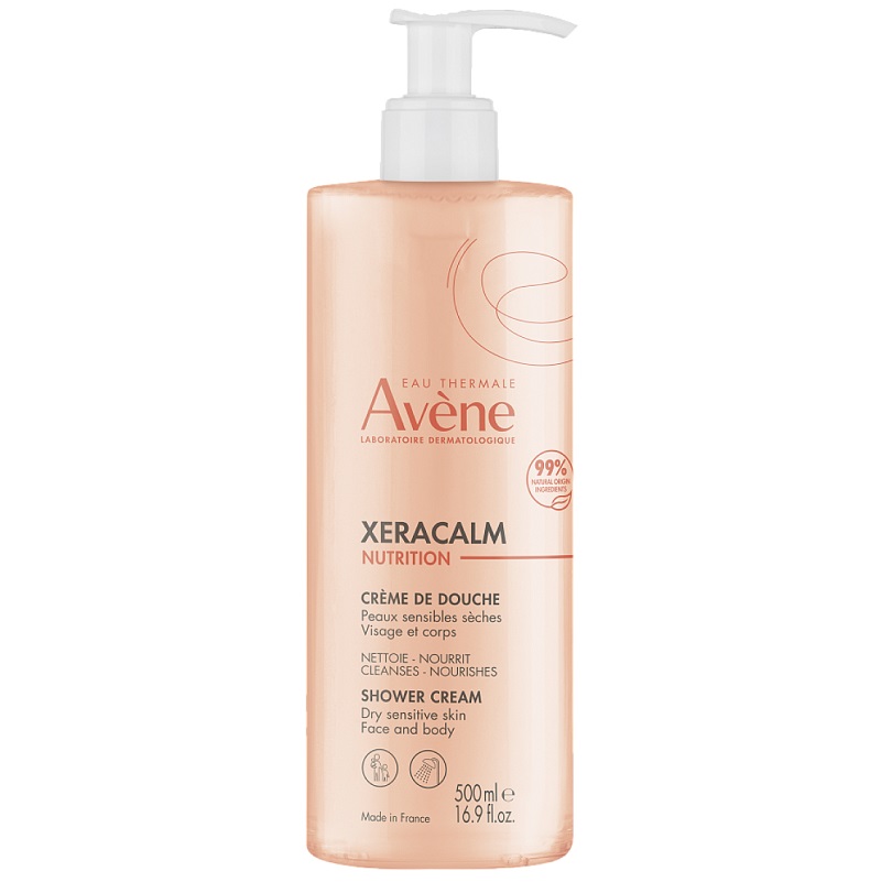 Авен (AVENE) XERACALM Nutrition Крем-гель легкий питательный очищающий 500 мл