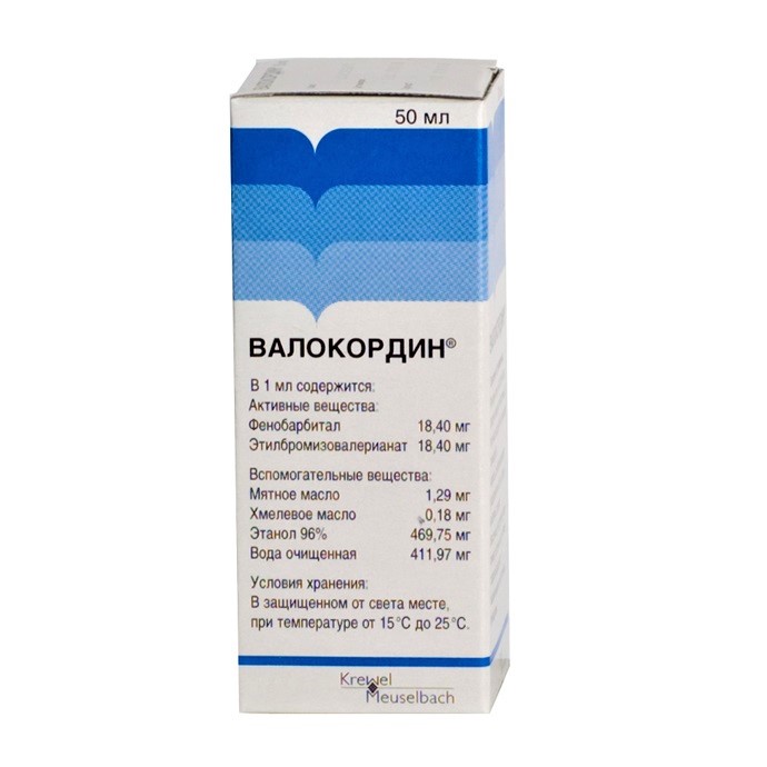 ВАЛОКОРДИН (раствор (капли) для перорального применения  фл. 50 мл №1)