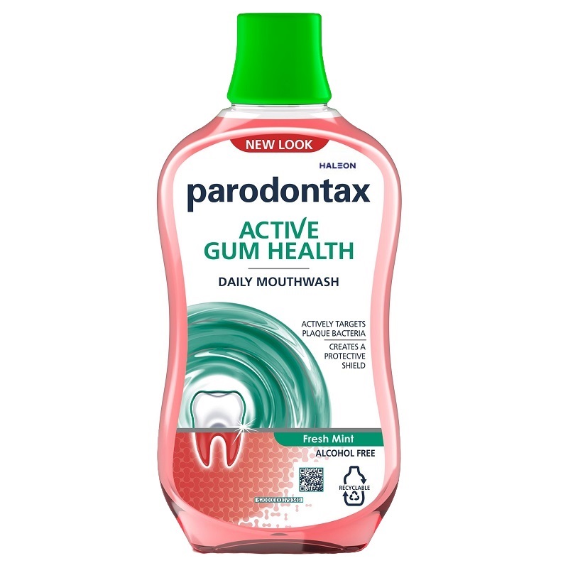 Parodontax Ополаскиватель для полости рта Активная Защита Дёсен Свежая Мята 500 мл