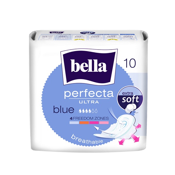 Bella Perfecta ultra Blue Прокладки жен.гиг.ультратонкие впитывающие №10 