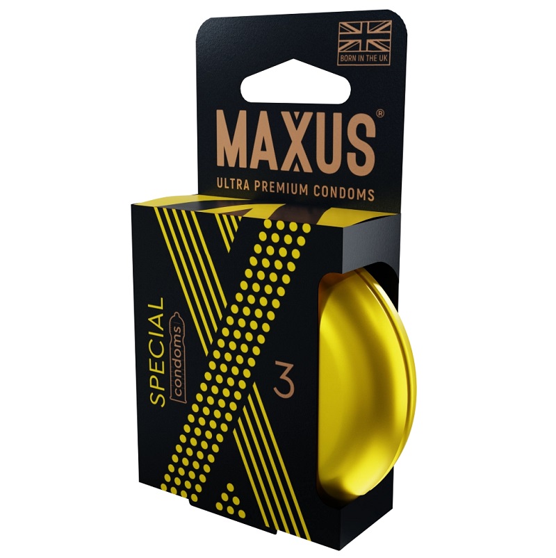 Maxus Special Презервативы точечно-ребристые X-edition №3 